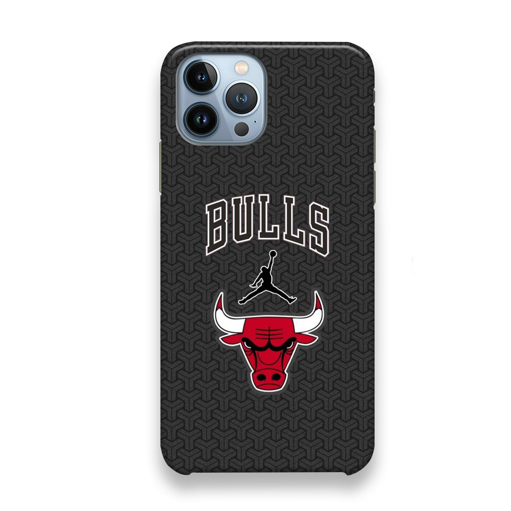 Jordan Bulls Pattern iPhone 13 Case