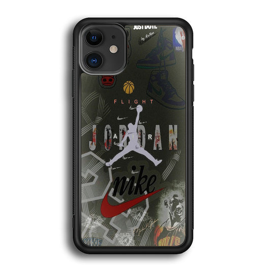 Jordan Flight Basketball Gradation iPhone 12 Case