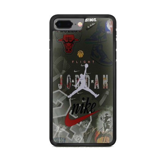 Jordan Flight Basketball Gradation iPhone 8 Plus Case