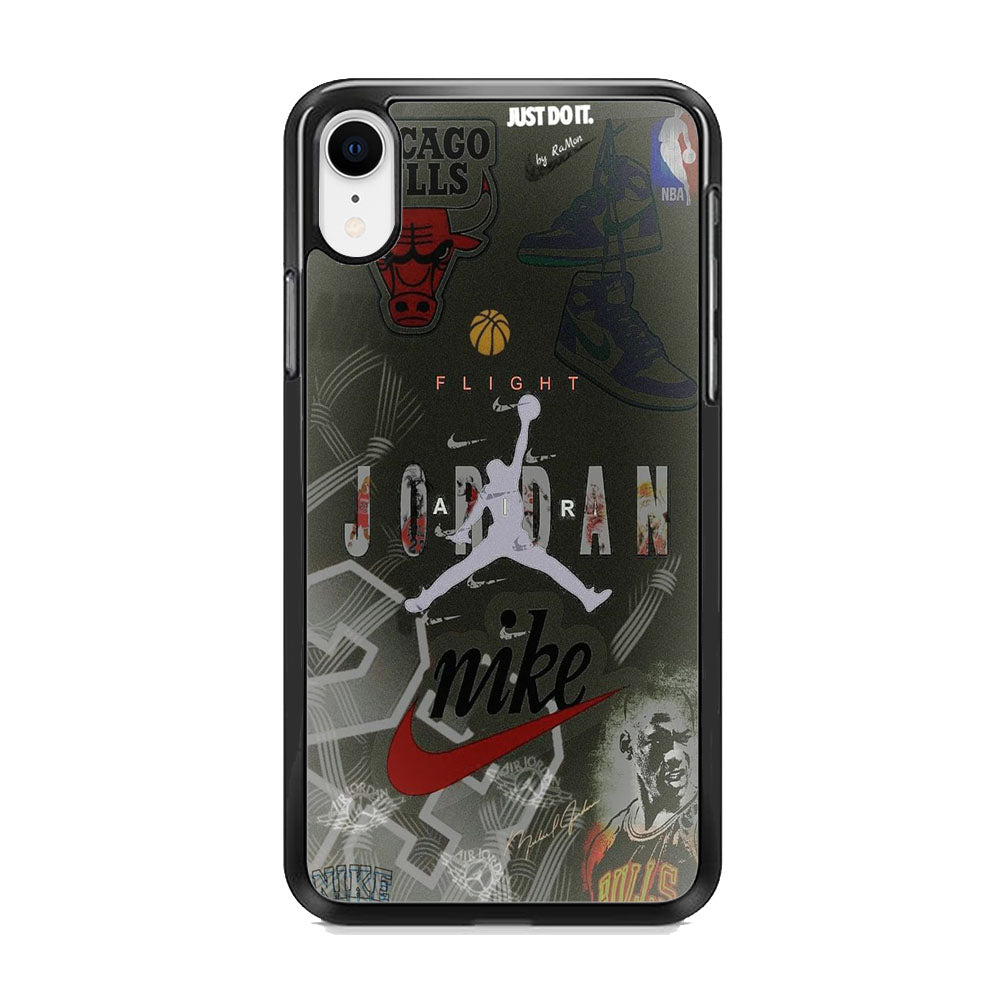 Jordan Flight Basketball Gradation iPhone XR Case