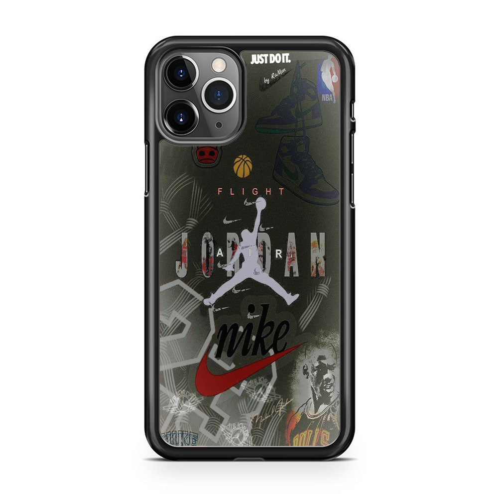 Jordan Flight Basketball Gradation iPhone 11 Pro Case