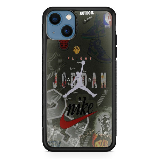 Jordan Flight Basketball Gradation iPhone 13 Case