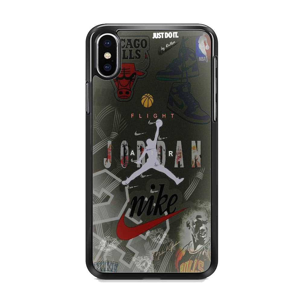 Jordan Flight Basketball Gradation iPhone Xs Max Case