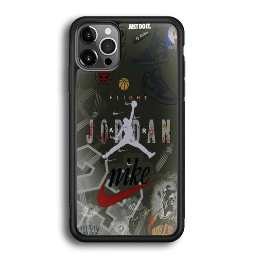 Jordan Flight Basketball Gradation iPhone 12 Pro Max Case