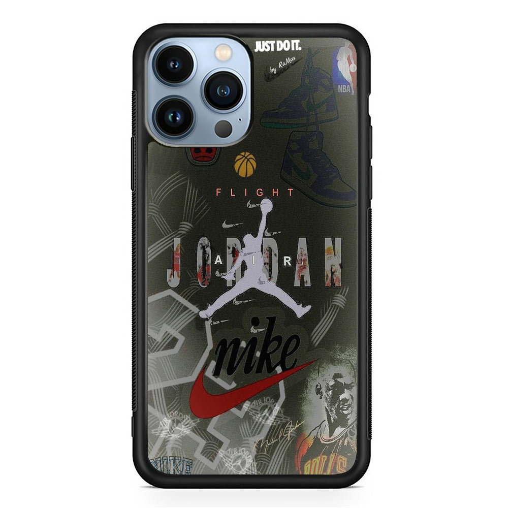 Jordan Flight Basketball Gradation iPhone 13 Pro Case