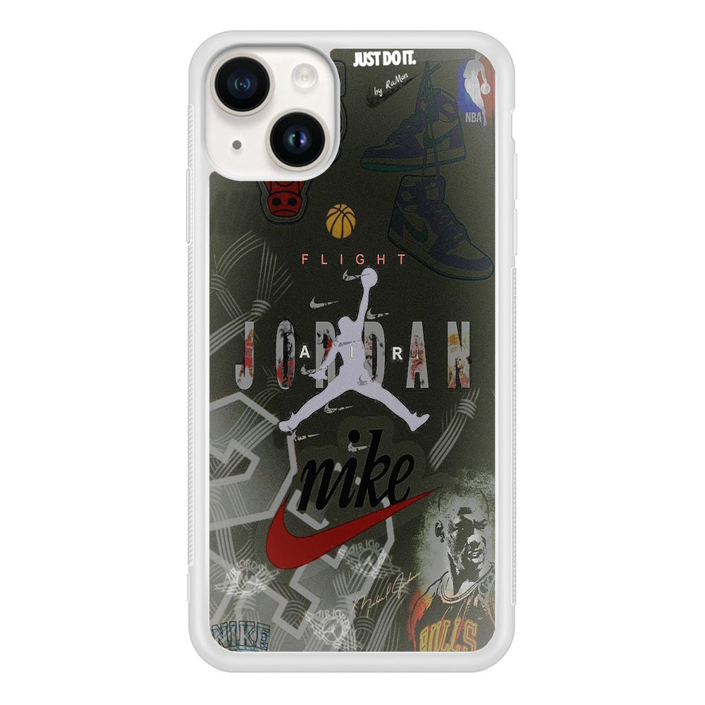 Jordan Flight Basketball Gradation iPhone 14 Case