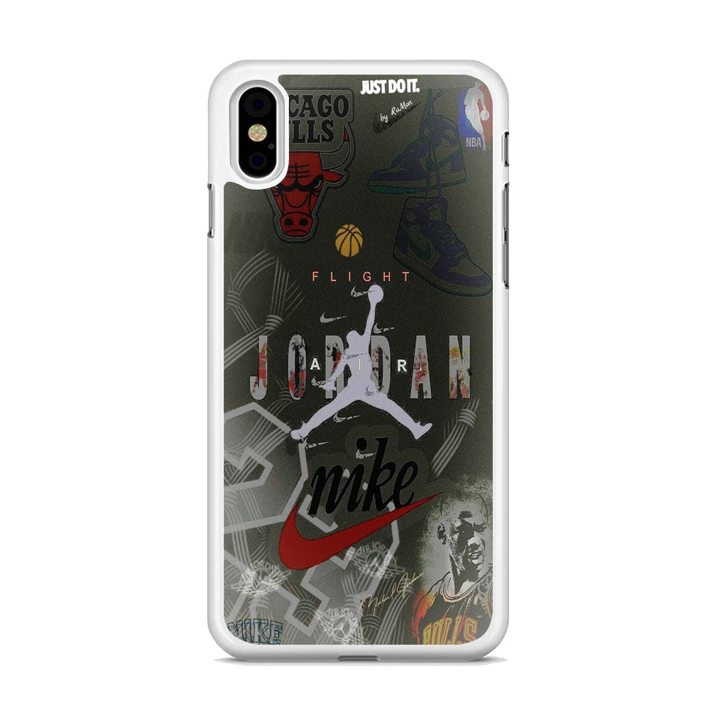 Jordan Flight Basketball Gradation iPhone Xs Case