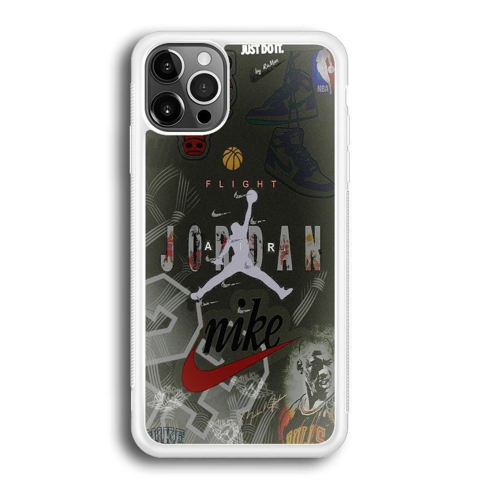 Jordan Flight Basketball Gradation iPhone 12 Pro Case