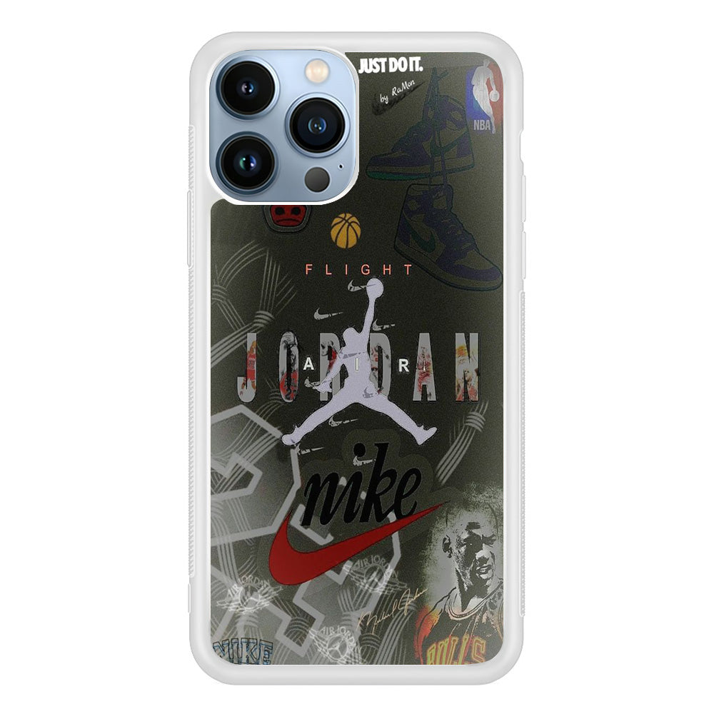 Jordan Flight Basketball Gradation iPhone 13 Pro Case