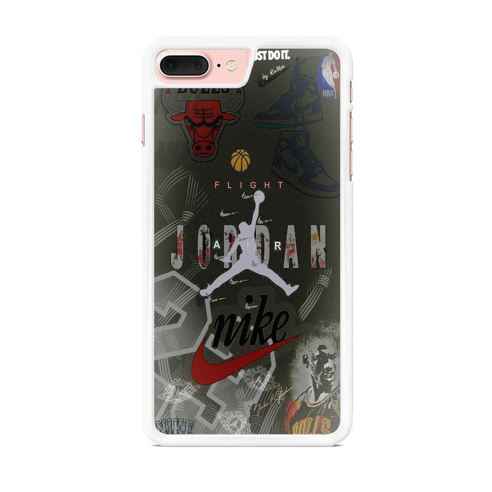 Jordan Flight Basketball Gradation iPhone 8 Plus Case