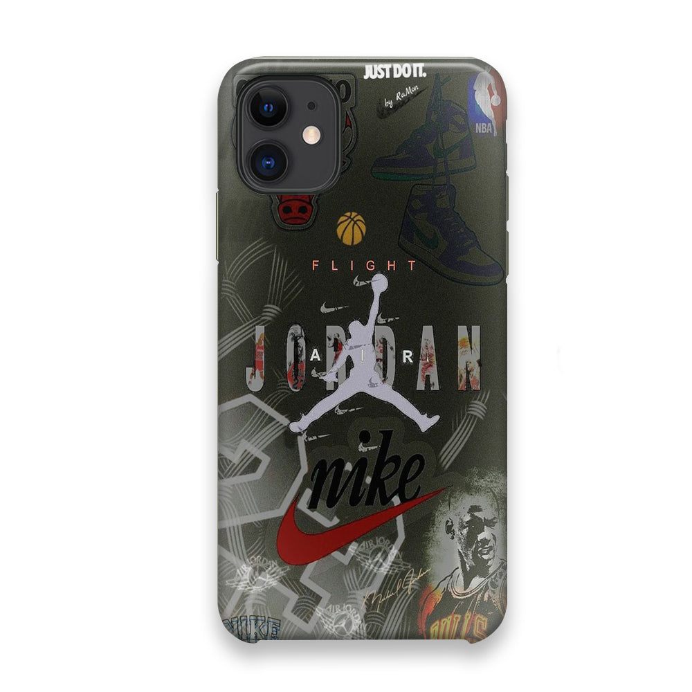 Jordan Flight Basketball Gradation iPhone 11 Case