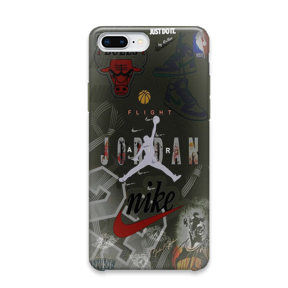 Jordan Flight Basketball Gradation iPhone 8 Plus Case