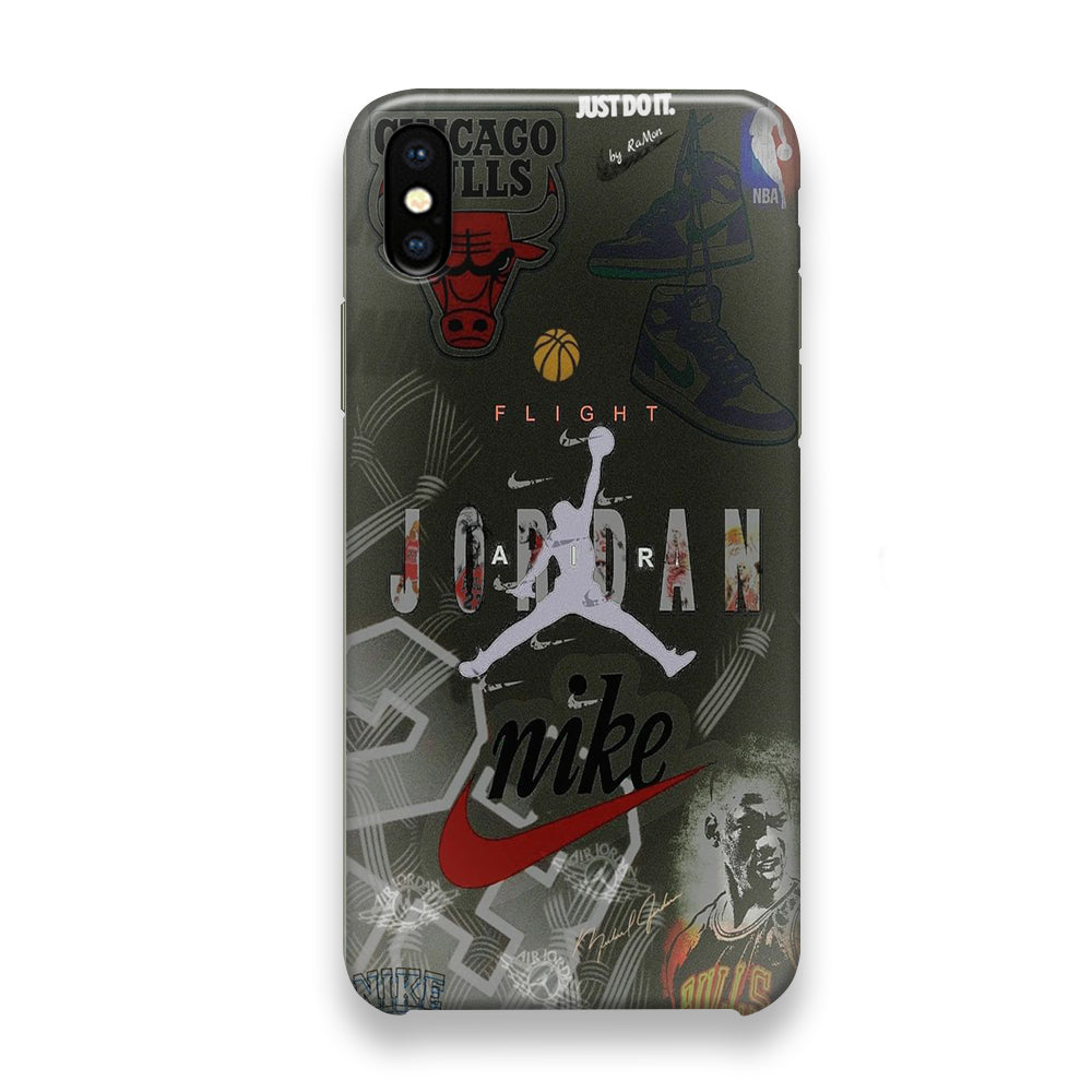 Jordan Flight Basketball Gradation iPhone Xs Max Case