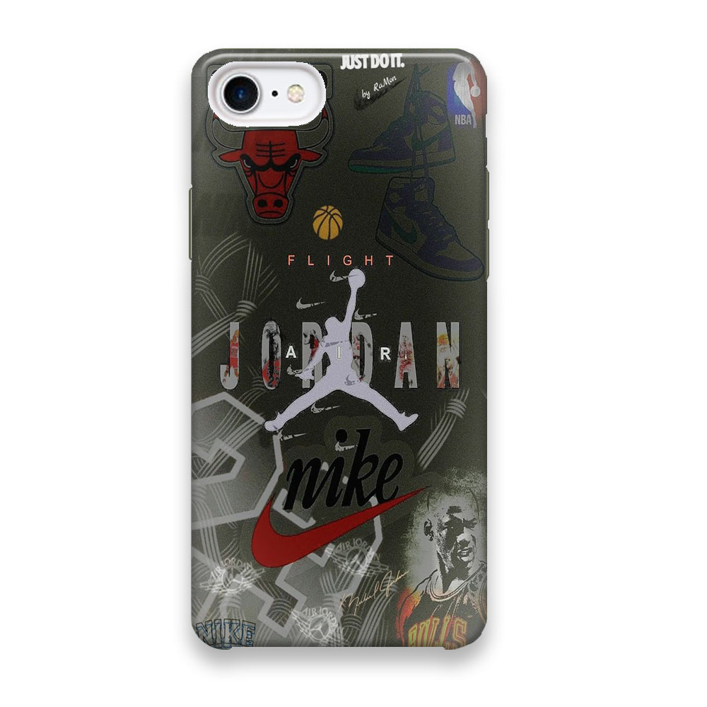 Jordan Flight Basketball Gradation iPhone 8 Case