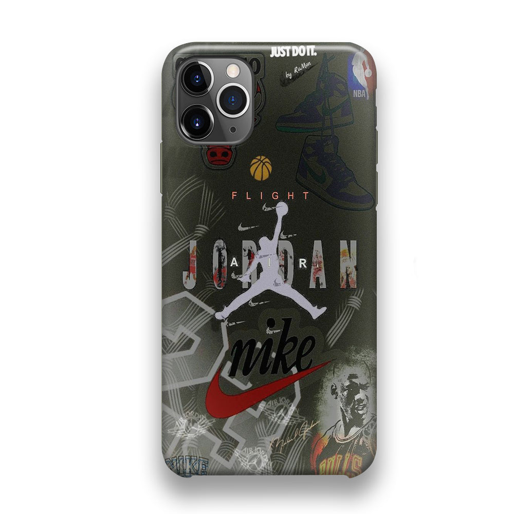 Jordan Flight Basketball Gradation iPhone 11 Pro Case