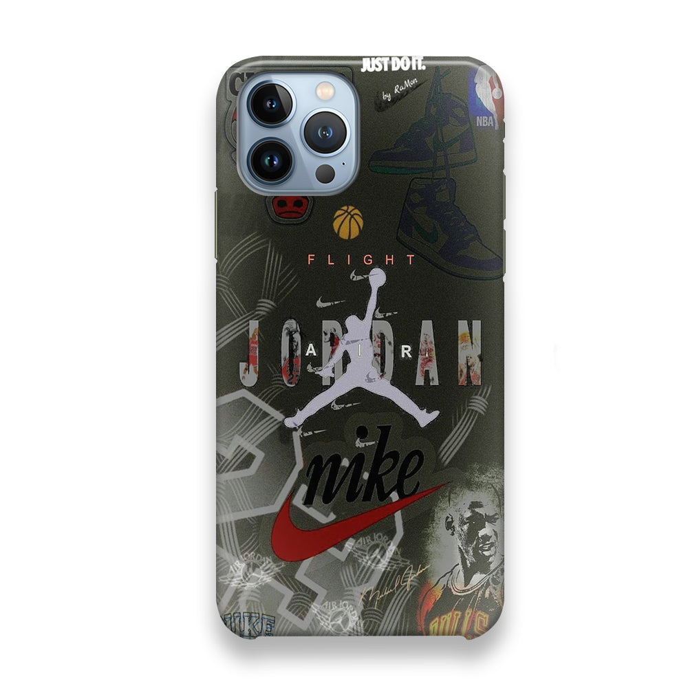 Jordan Flight Basketball Gradation iPhone 13 Case