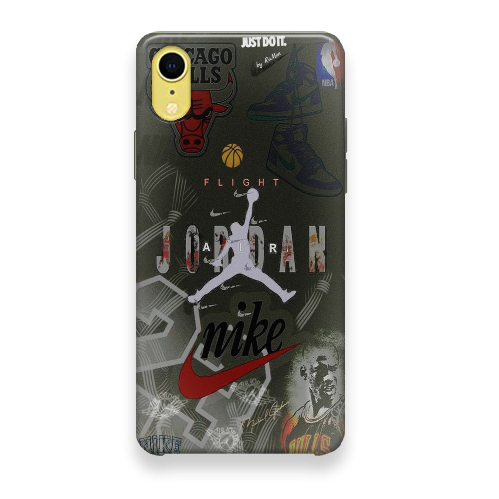 Jordan Flight Basketball Gradation iPhone XR Case