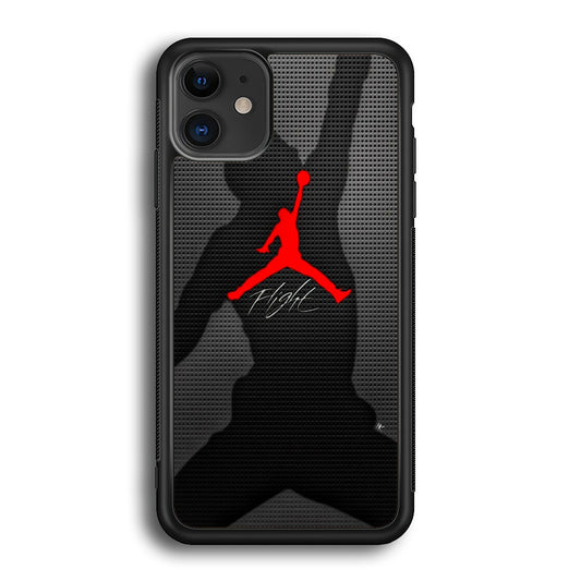 Jordan Flight Black Shadow iPhone 12 Case