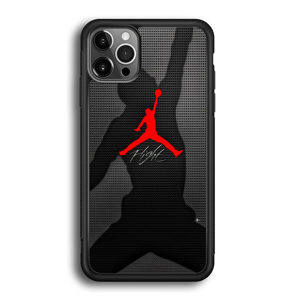 Jordan Flight Black Shadow iPhone 12 Pro Max Case