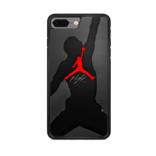 Jordan Flight Black Shadow iPhone 8 Plus Case