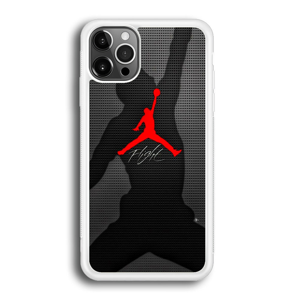 Jordan Flight Black Shadow iPhone 12 Pro Max Case