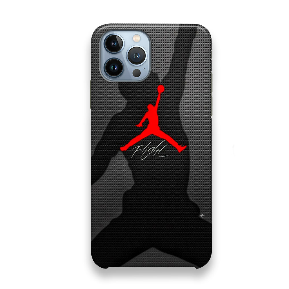 Jordan Flight Black Shadow iPhone 13 Pro Case