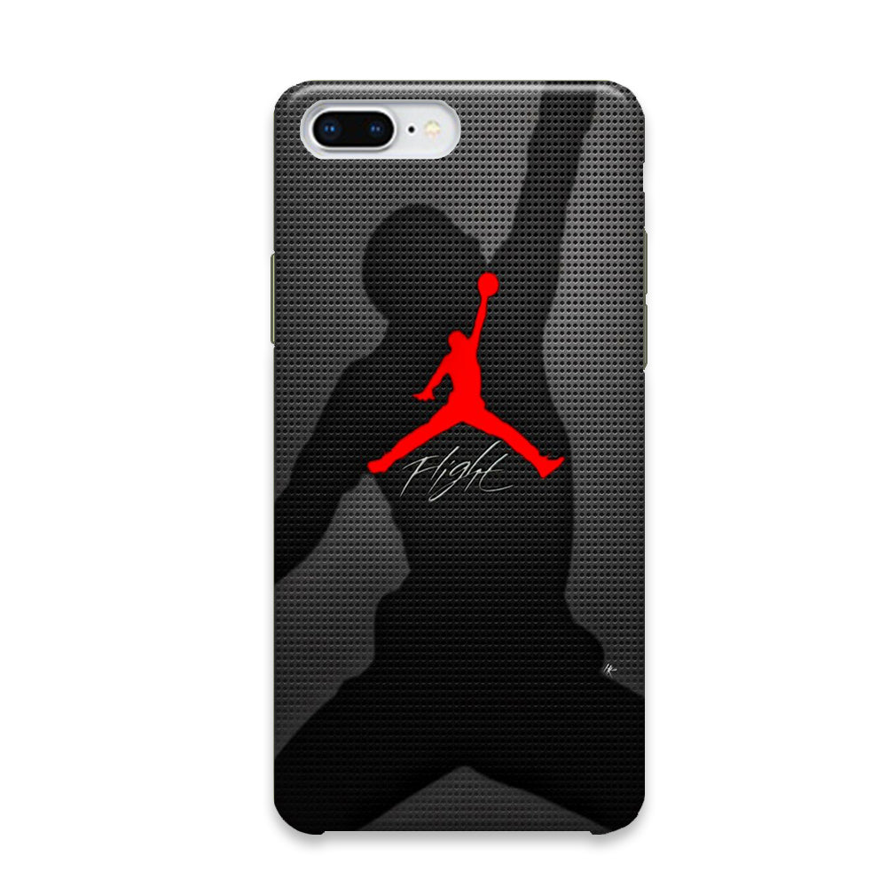 Jordan Flight Black Shadow iPhone 8 Plus Case