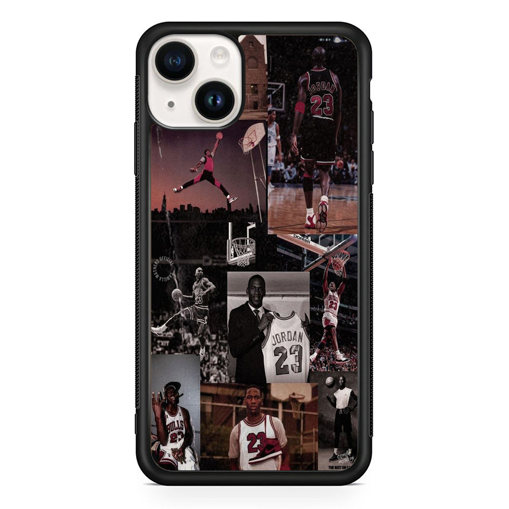 Jordan Photo Collage History iPhone 15 Case