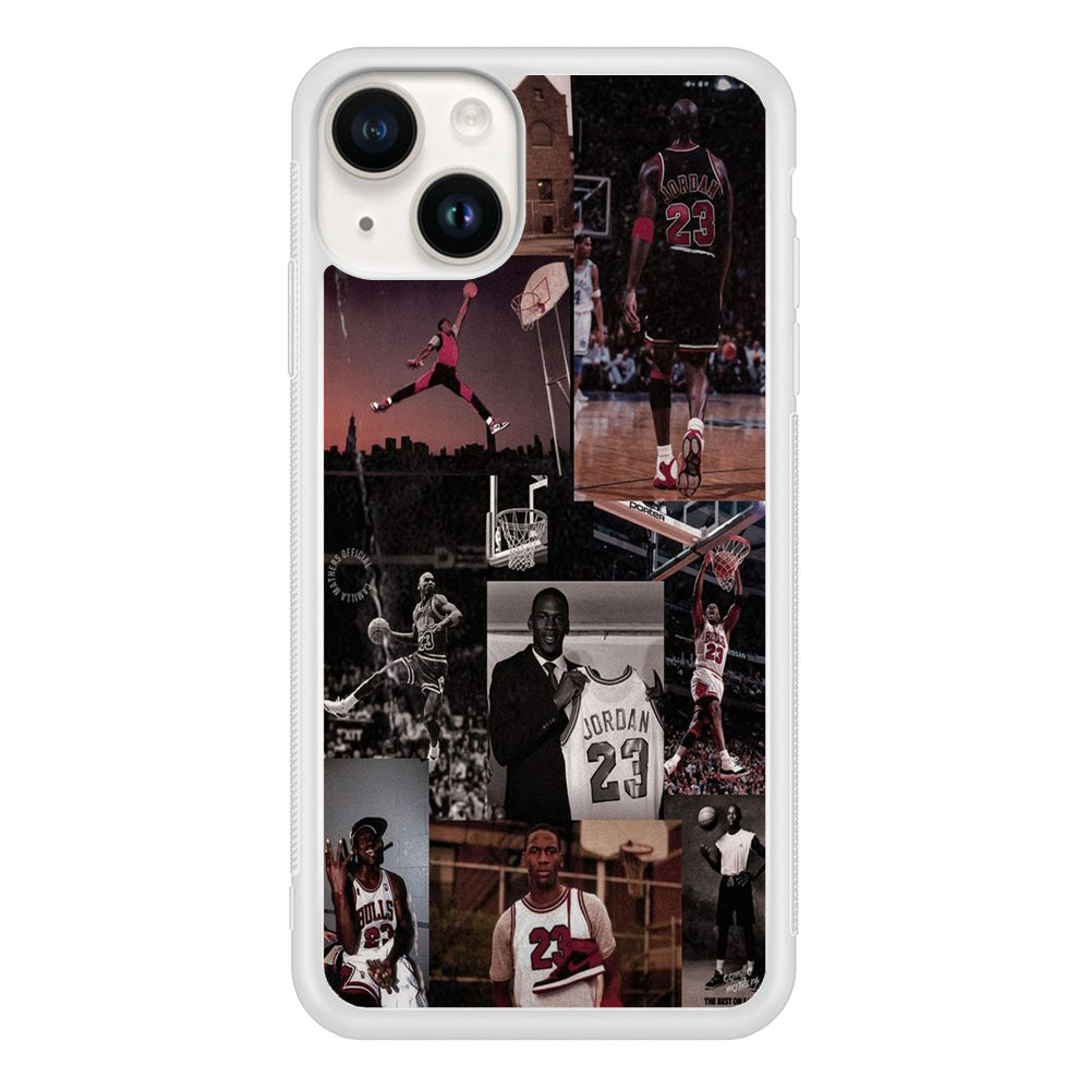 Jordan Photo Collage History iPhone 15 Case