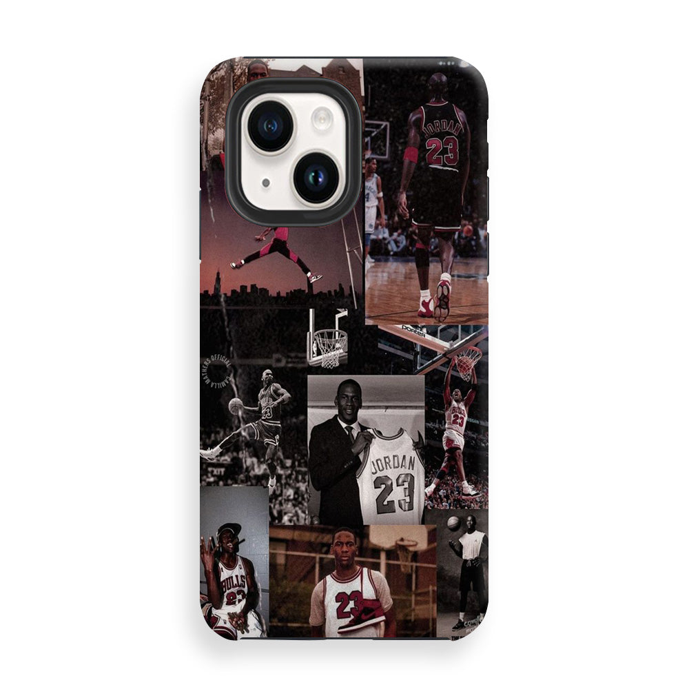 Jordan Photo Collage History iPhone 15 Case