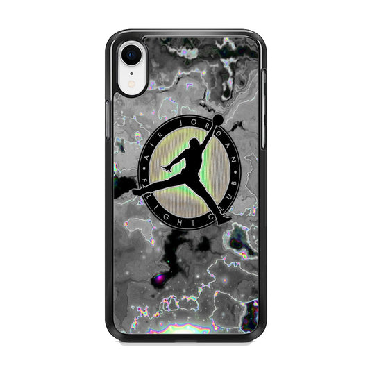 Jordan Silver Fluid Marble iPhone XR Case