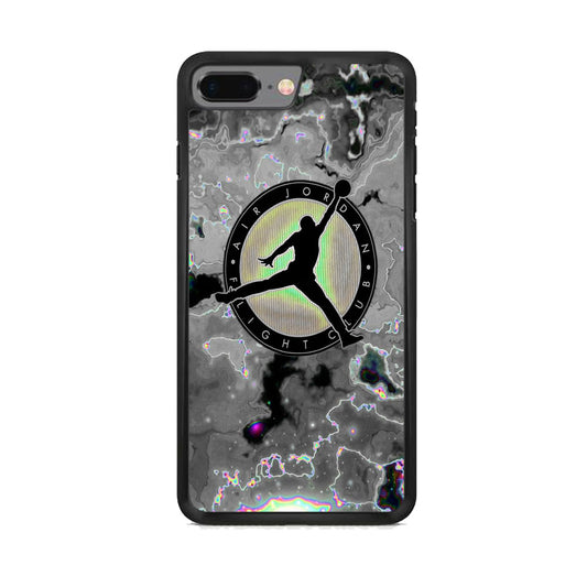 Jordan Silver Fluid Marble iPhone 8 Plus Case