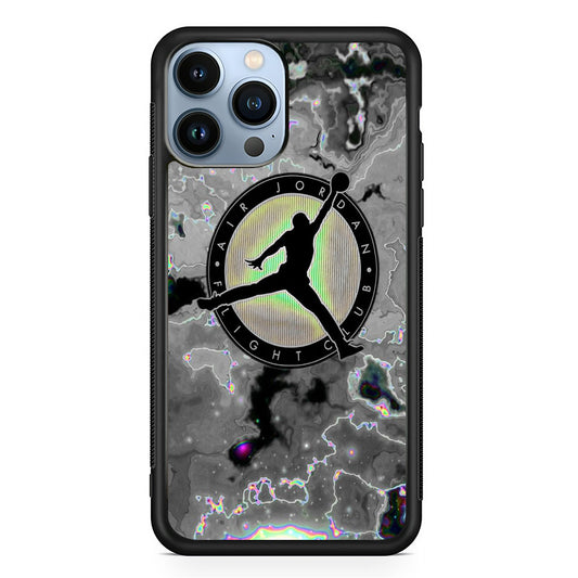 Jordan Silver Fluid Marble iPhone 13 Pro Case