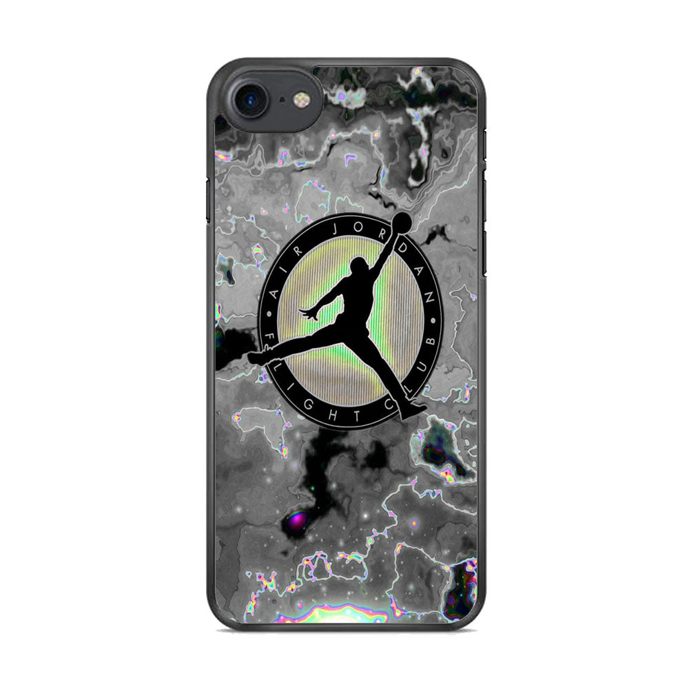 Jordan Silver Fluid Marble iPhone 8 Case