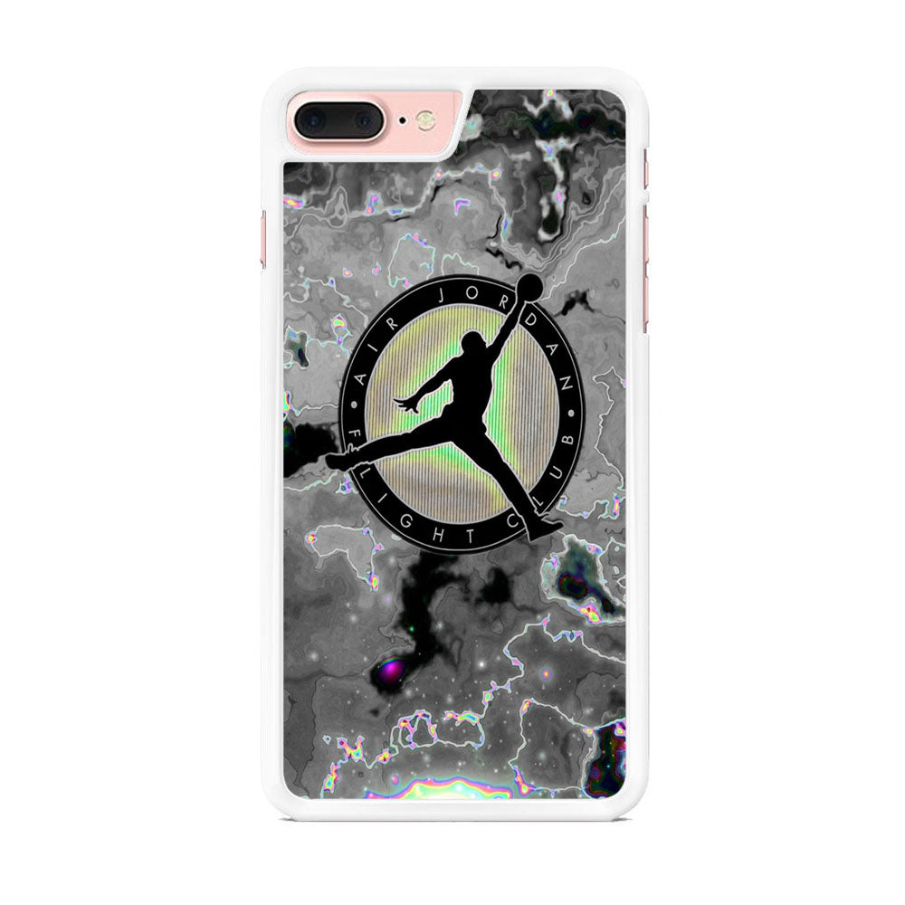 Jordan Silver Fluid Marble iPhone 8 Plus Case