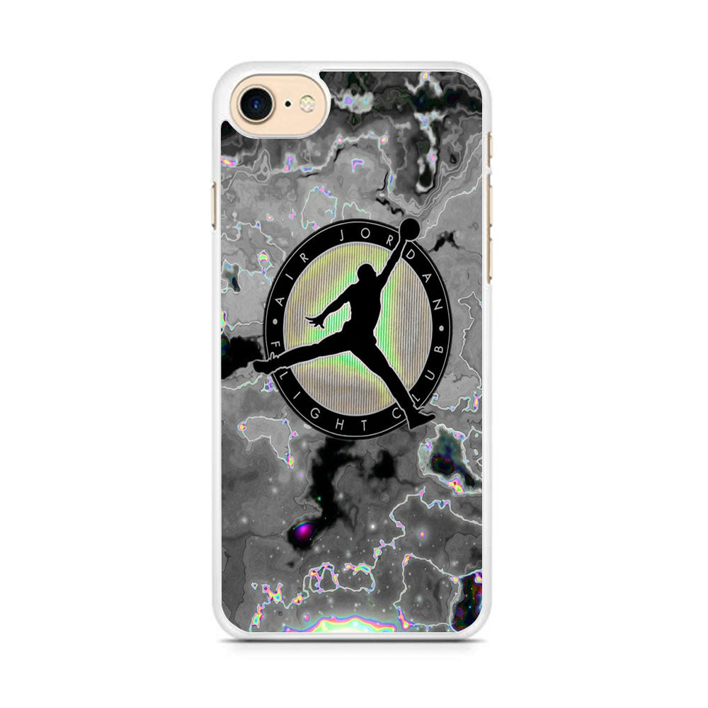 Jordan Silver Fluid Marble iPhone 7 Case