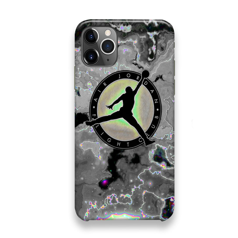 Jordan Silver Fluid Marble iPhone 12 Pro Case