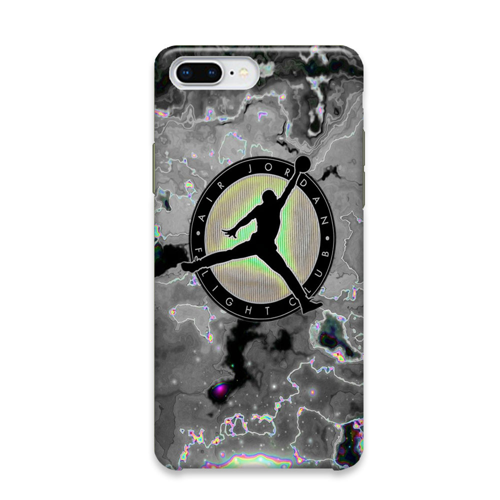 Jordan Silver Fluid Marble iPhone 8 Plus Case