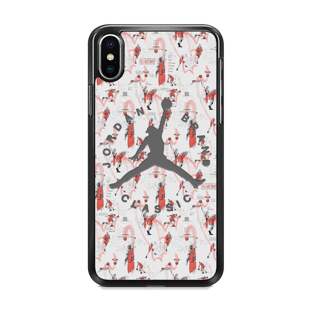 Jordan Wall The Last Shots iPhone X Case