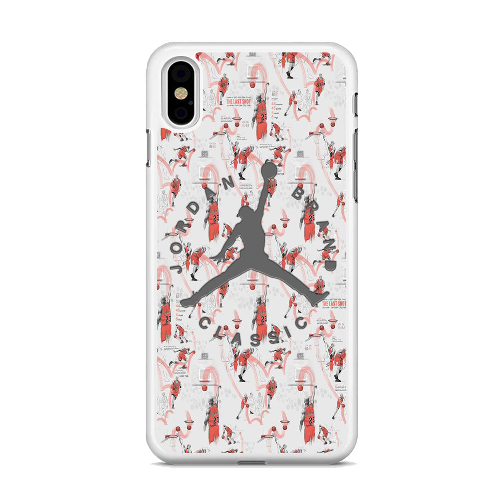 Jordan Wall The Last Shots iPhone X Case