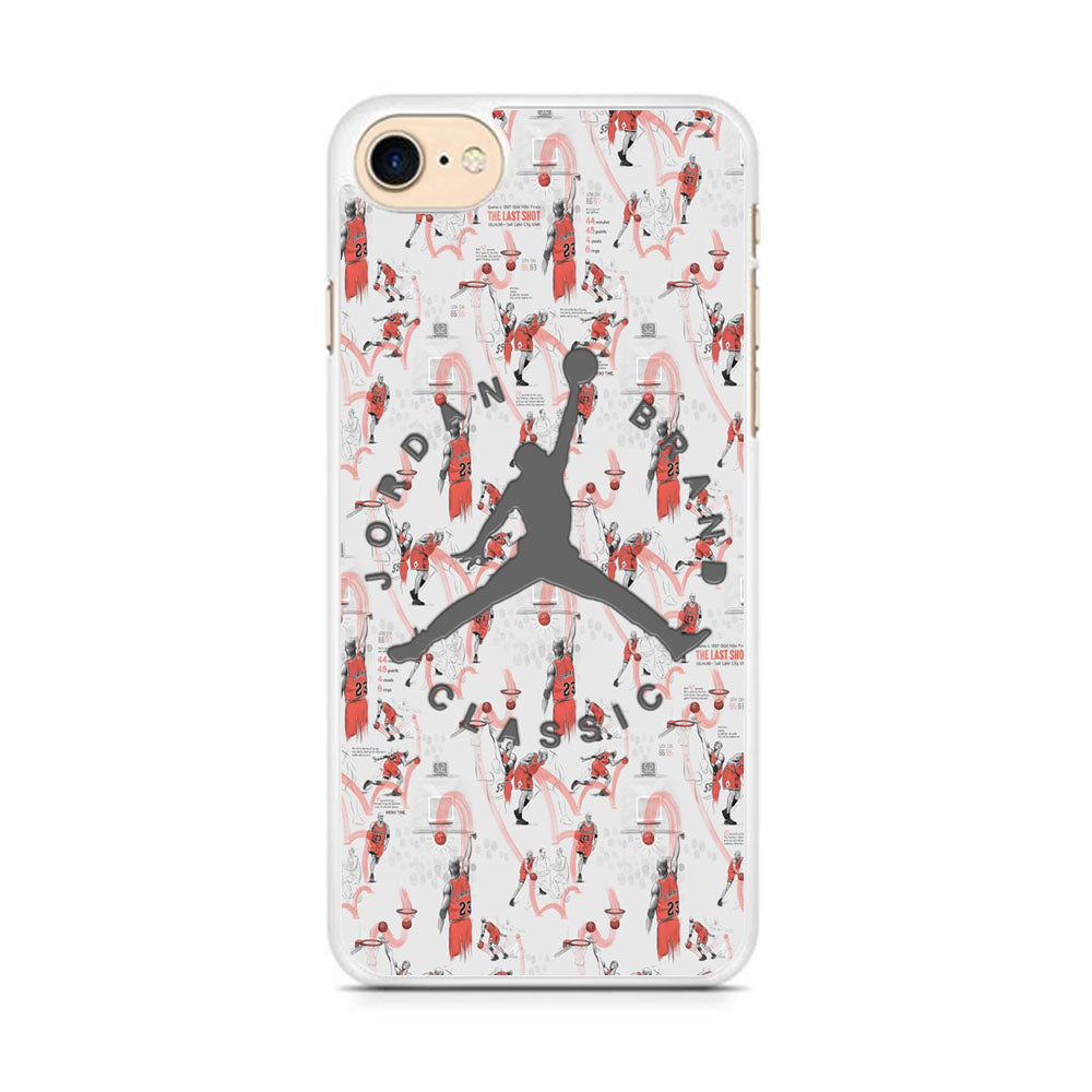 Jordan Wall The Last Shots iPhone 8 Case