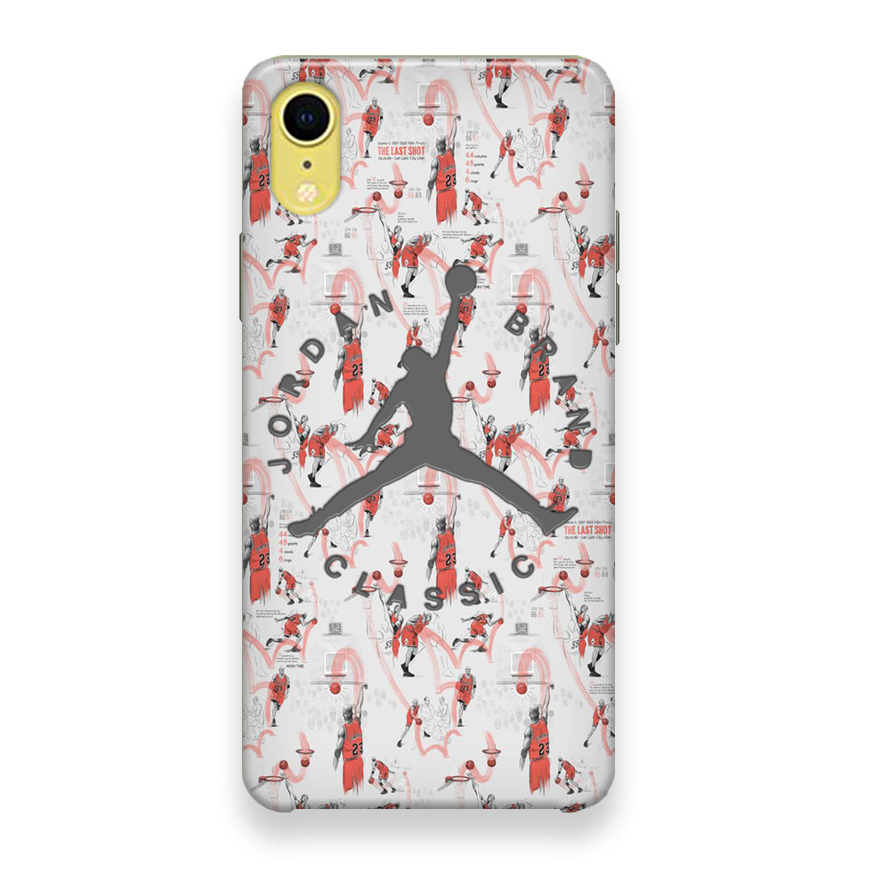 Jordan Wall The Last Shots iPhone XR Case