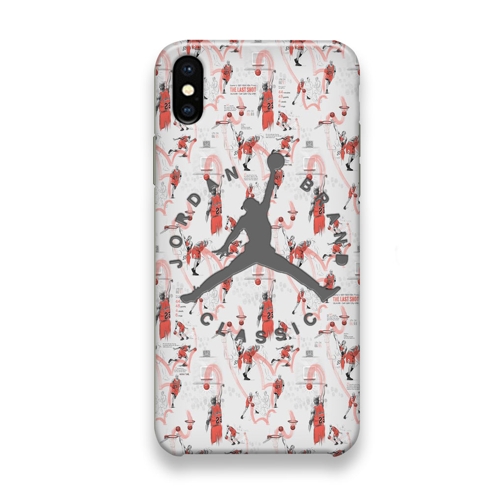 Jordan Wall The Last Shots iPhone X Case