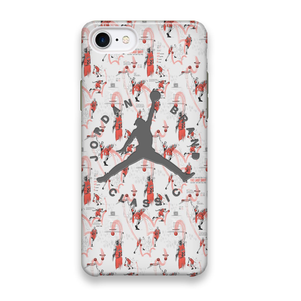 Jordan Wall The Last Shots iPhone 8 Case