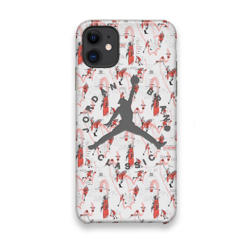 Jordan Wall The Last Shots iPhone 11 Case