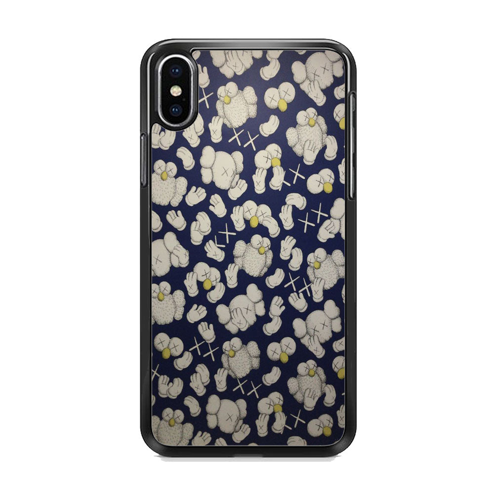 Kaws Blue Wall Icon Show iPhone X Case