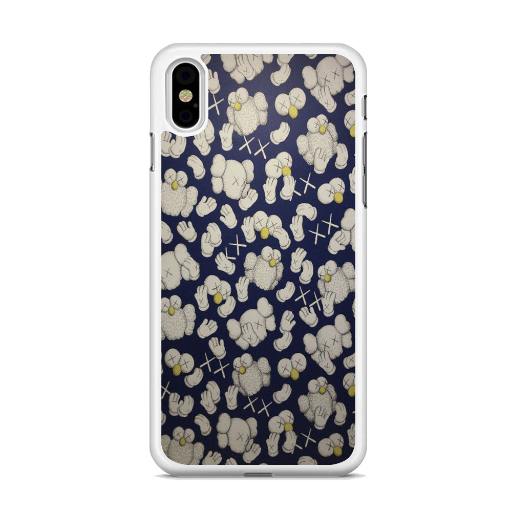 Kaws Blue Wall Icon Show iPhone X Case