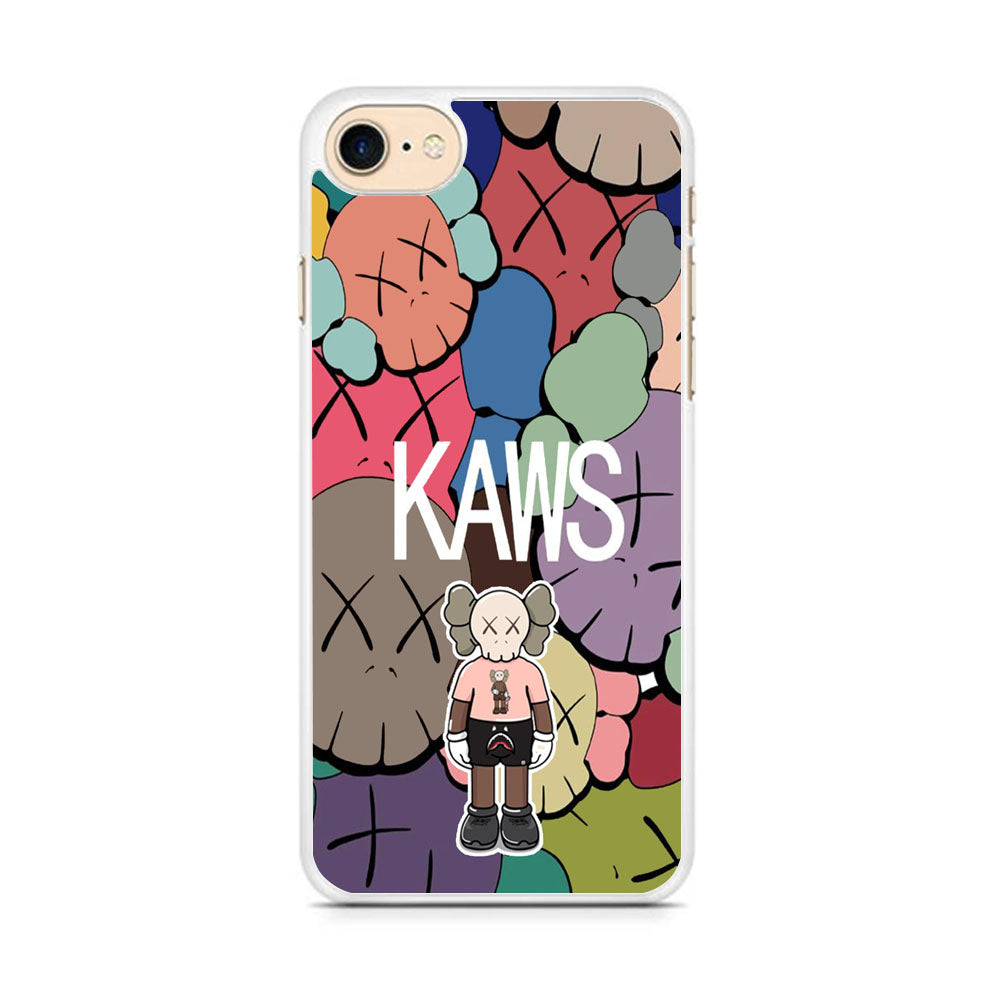 Kaws Full Color Background iPhone 8 Case