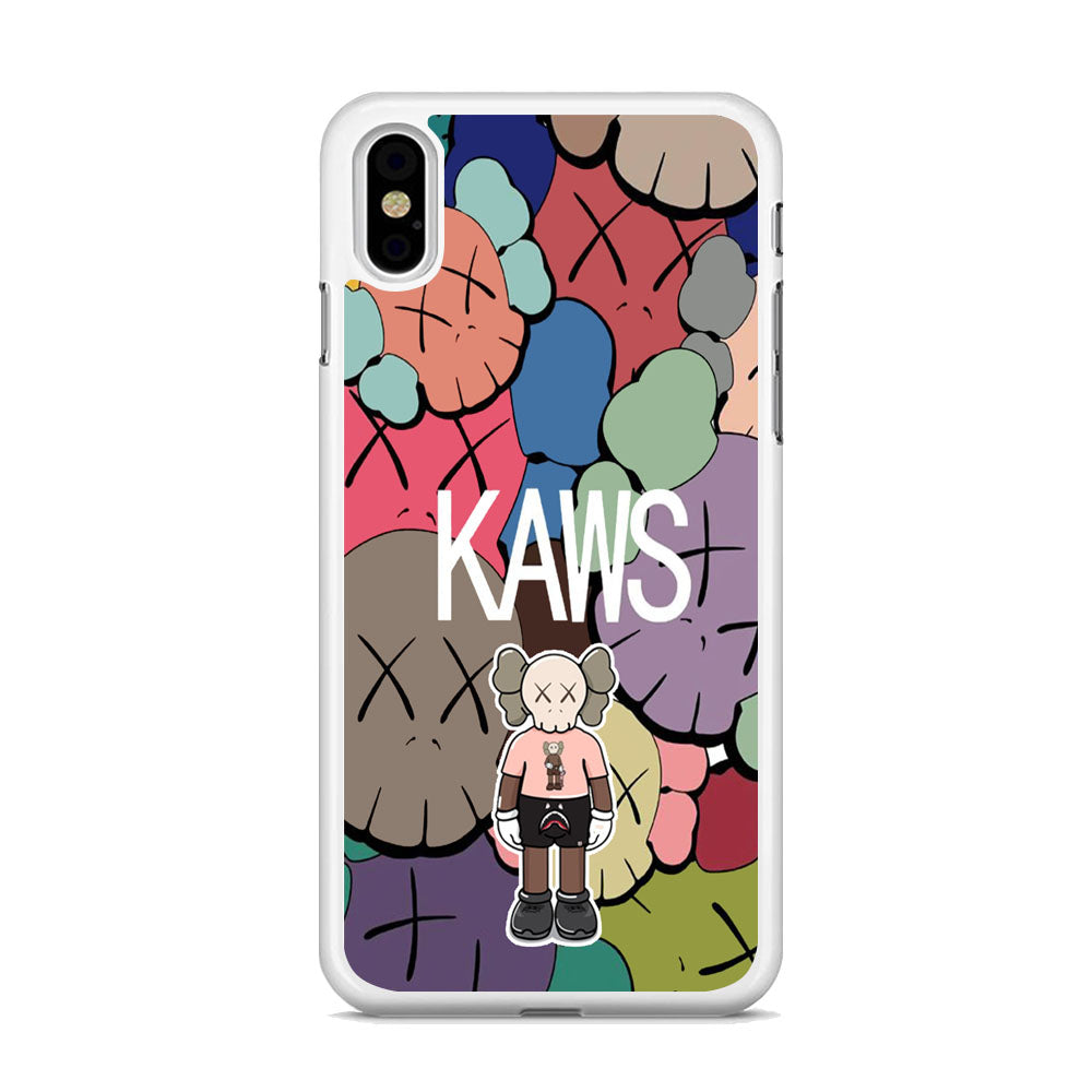 Kaws Full Color Background iPhone X Case