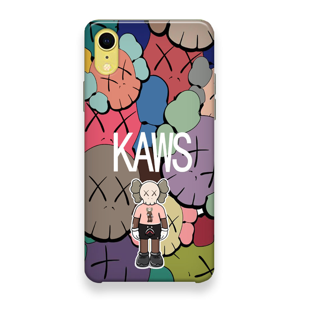 Kaws Full Color Background iPhone XR Case